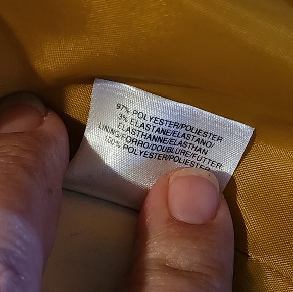 Nipon Boutique Mustard Yellow Open Front Blazer – Chic Workwear Layer Size 18W - Picture 8 of 8